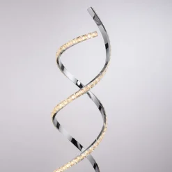 Paul Neuhaus LED-gulvlampe Kiribi, metall, 140 cm, dimbar