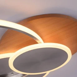 Paul Neuhaus LED-taklampe Palma, tre, CCT, 65 cm, dimbar