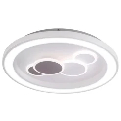 Paul Neuhaus LED-taklampe Eliza, hvit, metall, Ø 60 cm