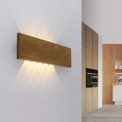 Paul Neuhaus Palma LED-vegglampe i tre 45 cm