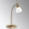 Paul Neuhaus Pino bordlampe, messing, 45 cm, dimbar, G9
