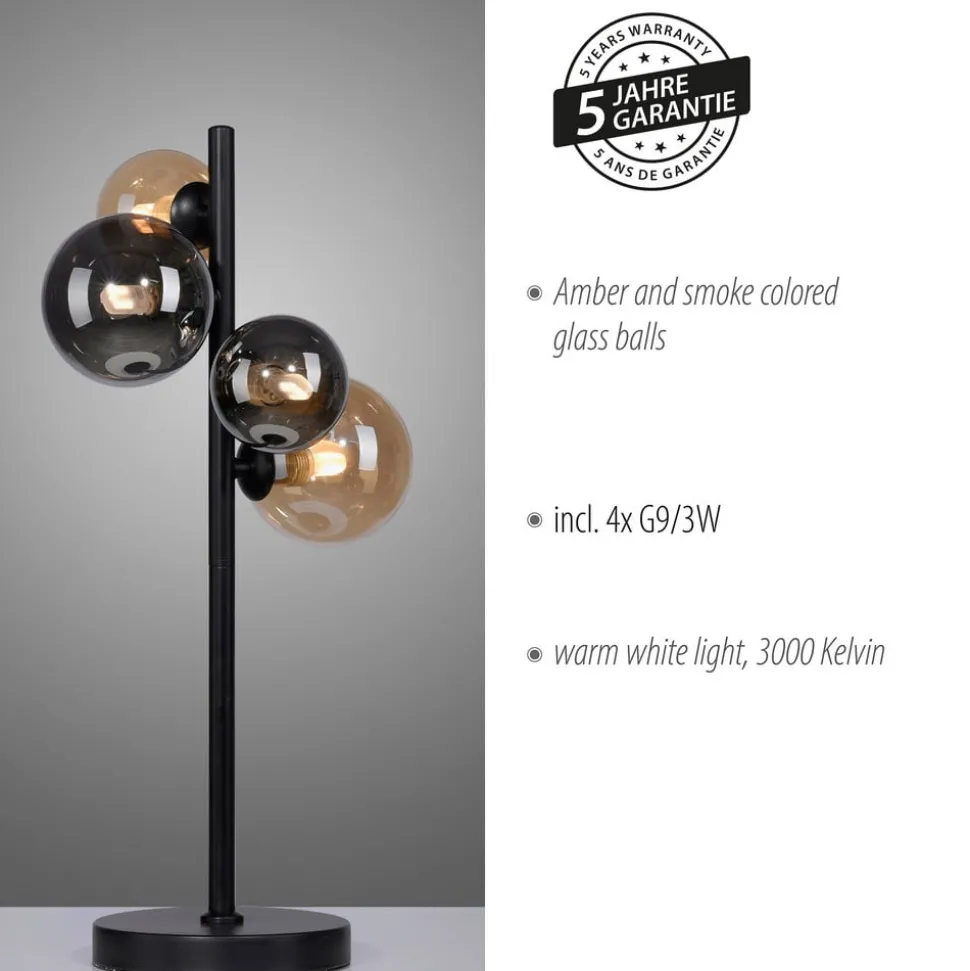 Paul Neuhaus Popsicle bordlampe, glass, 48 cm høy, G9