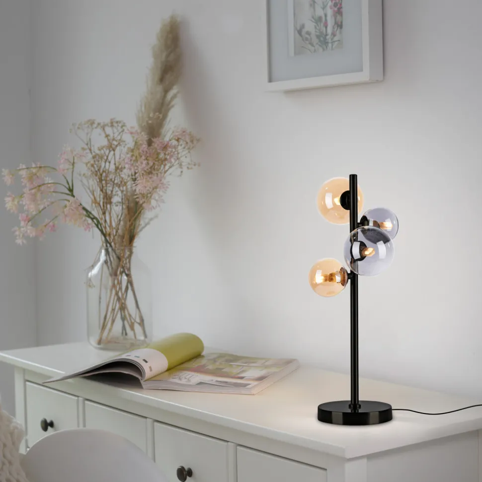 Paul Neuhaus Popsicle bordlampe, glass, 48 cm høy, G9