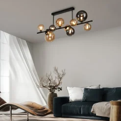 Paul Neuhaus Popsicle taklampe, glass, 85 cm lang, G9