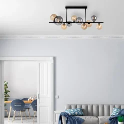 Paul Neuhaus Popsicle taklampe, glass, 85 cm lang, G9