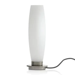 Paul Neuhaus Tyra bordlampe, glass, Ø 10 cm, dimbar, G9