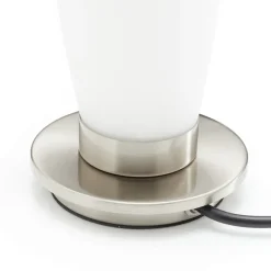 Paul Neuhaus Tyra bordlampe, glass, Ø 10 cm, dimbar, G9