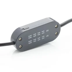 Paul Neuhaus Tyra bordlampe, glass, Ø 10 cm, dimbar, G9