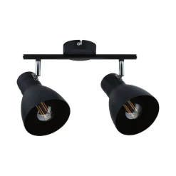 Paulmann Davy taklampe, svart, 2 lyskilder