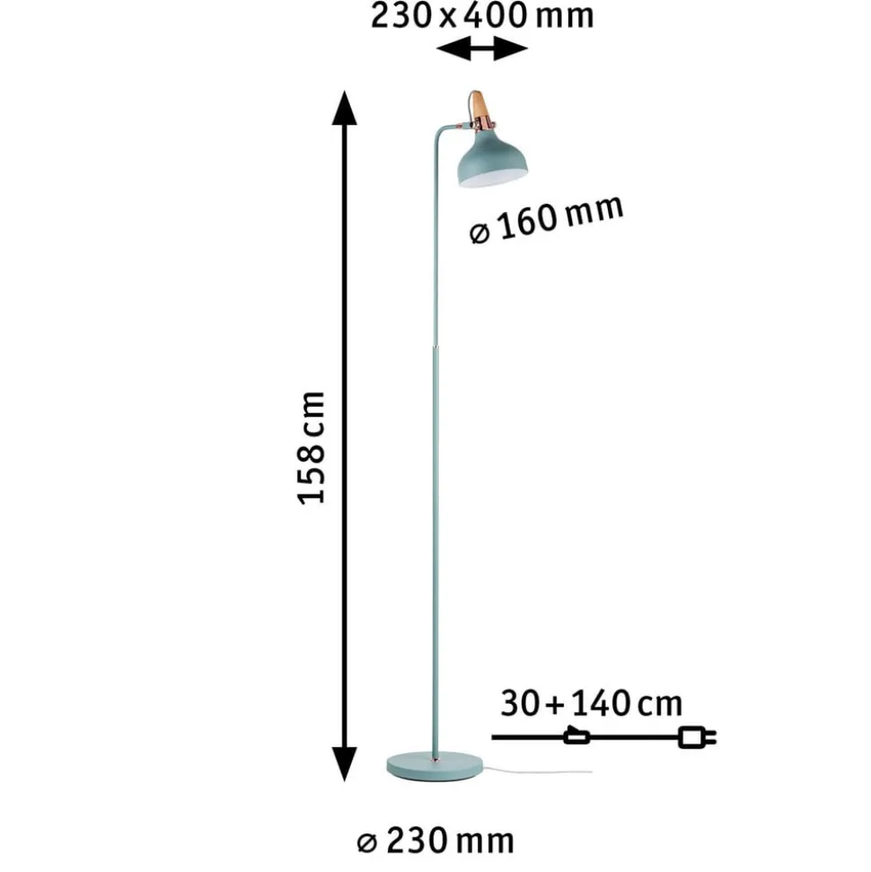Paulmann Juna gulvlampe med pene detaljer