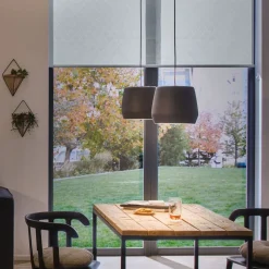 Paulmann lampeskjerm Pirm, grå, Ø 28 cm, metall