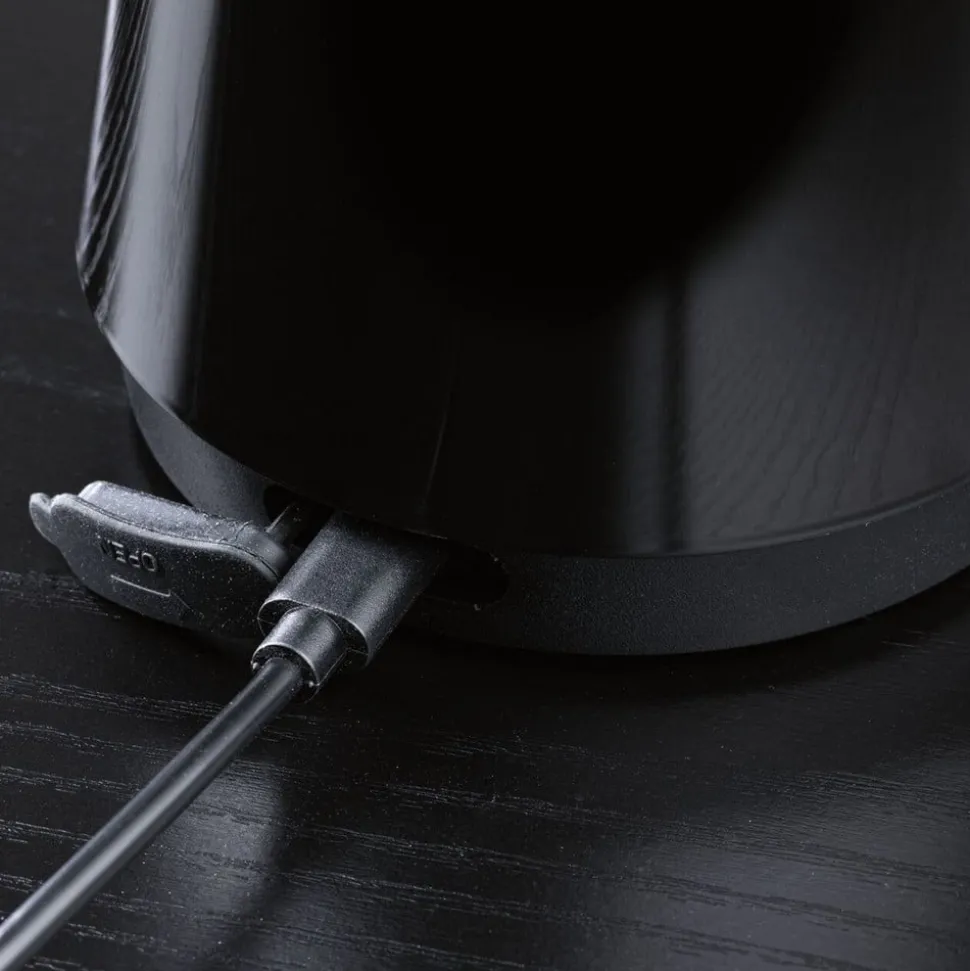 Paulmann LED-bordlampe Onzo, svart, plast, IP44