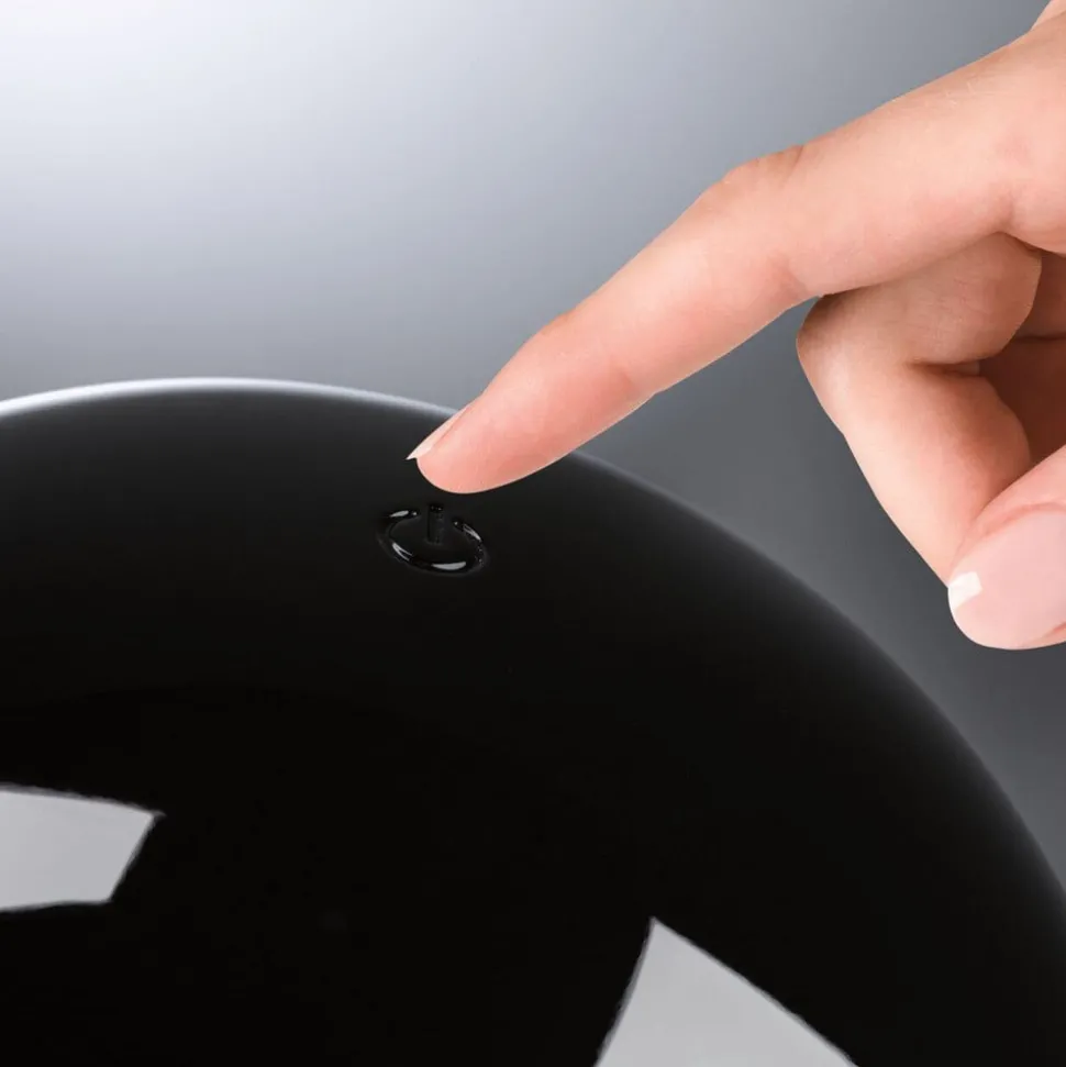 Paulmann LED-bordlampe Onzo, svart, plast, IP44