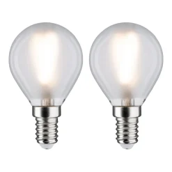 Paulmann LED-dråpe E14 3W 2 700K matt 2er