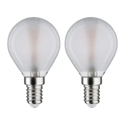 Paulmann LED-dråpe E14 3W 2 700K matt 2er