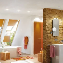 Paulmann Nova downlight IP65 rund dreibart, hvit