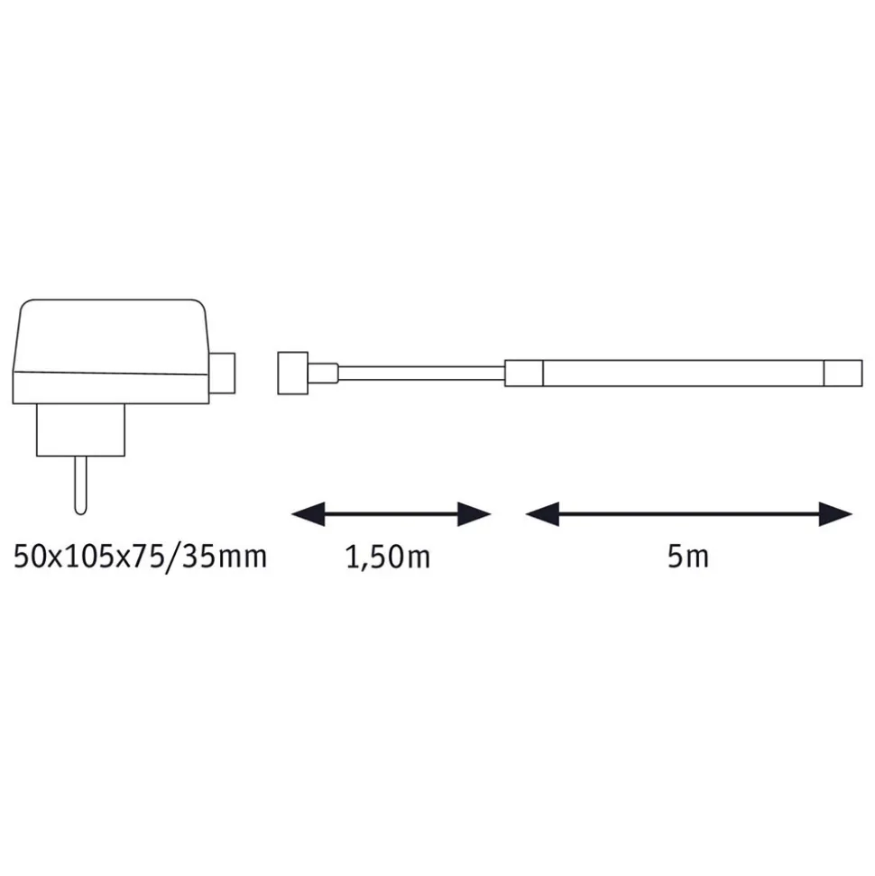 Paulmann SimpLED Strip, IP65 3000 K, 5m