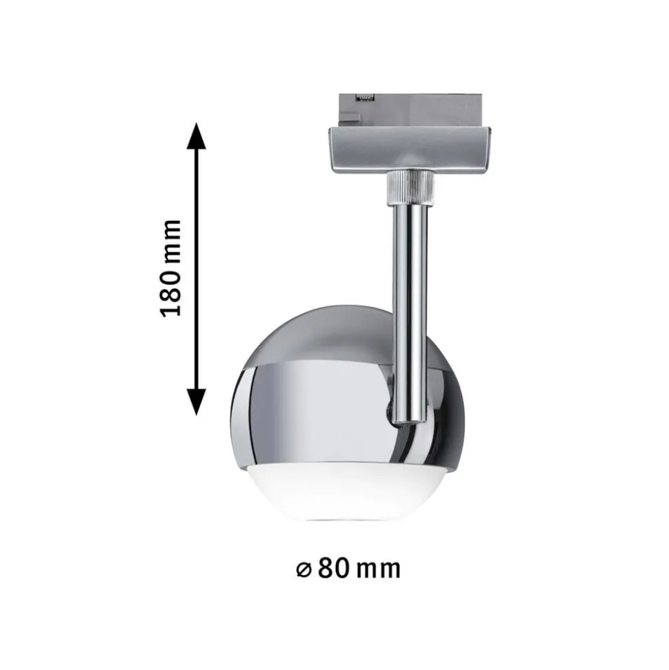 Paulmann URail Capsule II LED-spot, krom matt