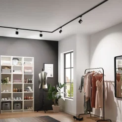 Paulmann URail LED-spot Tubo svart 3 000 K