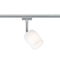 Paulmann URail spot Blossom krom matt, satin glass