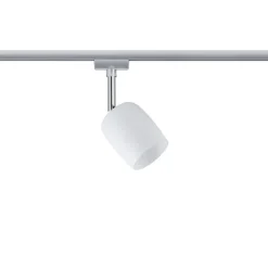 Paulmann URail spot Blossom krom matt, satin glass