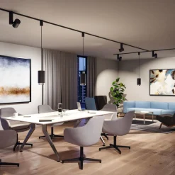 Paulmann Zeuz URail Spot 3000K 15° svart matt