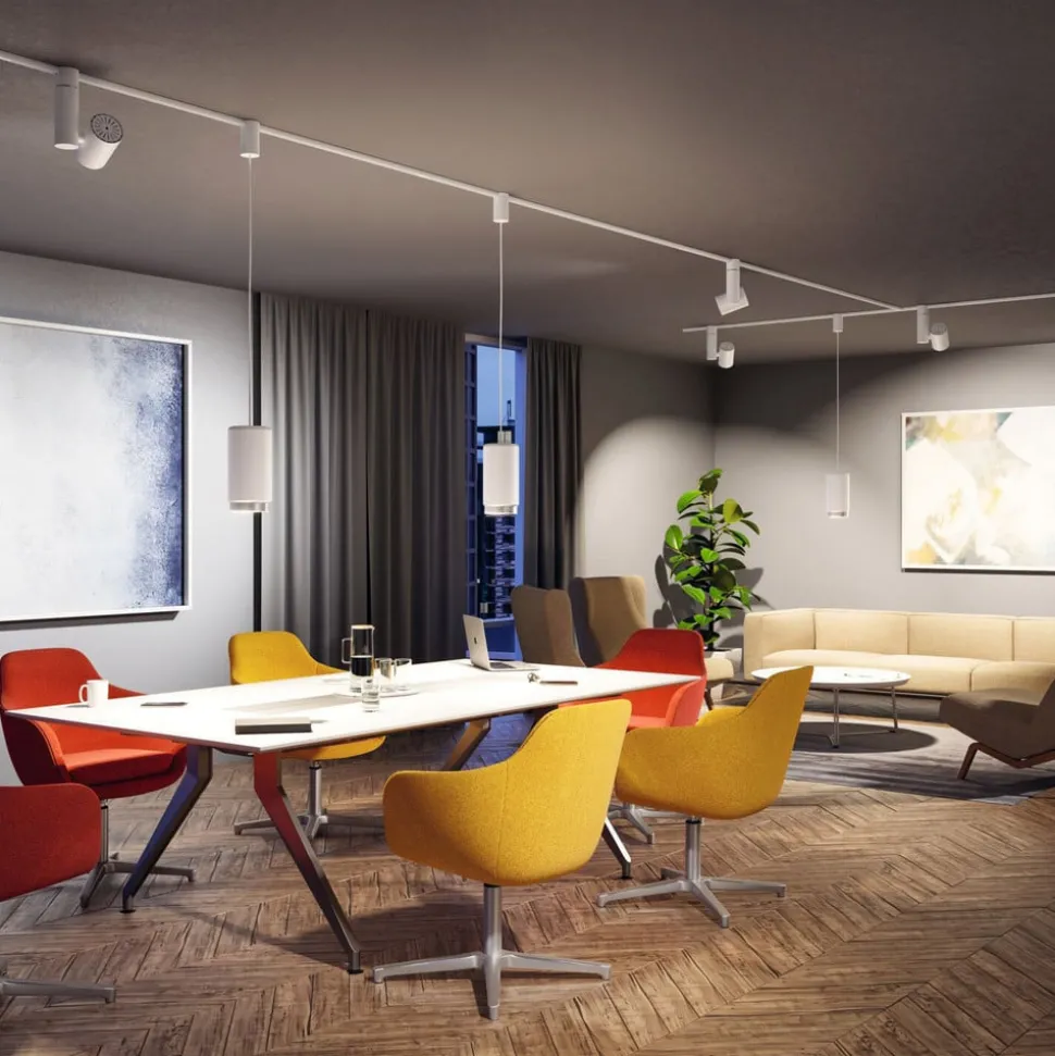 Paulmann Zeuz URail Spot 3000K 39° hvit matt