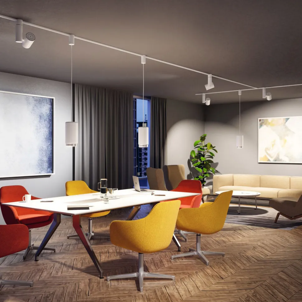 Paulmann Zeuz URail Spot 4000K 39° hvit matt