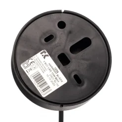 Pendellampe Trio, juteskjerm, petrol/naturbrun/oransje Ø 50cm