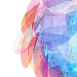 Pendellampen Clover i alle regnbuens farger