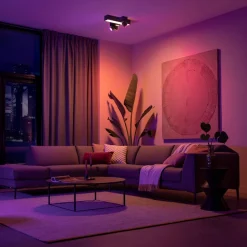 Philips Hue Centris Cross 3 lyskilder, svart