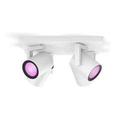 Philips Hue LED-downlight Argenta, hvit, 4 lyskilder RGB CCT