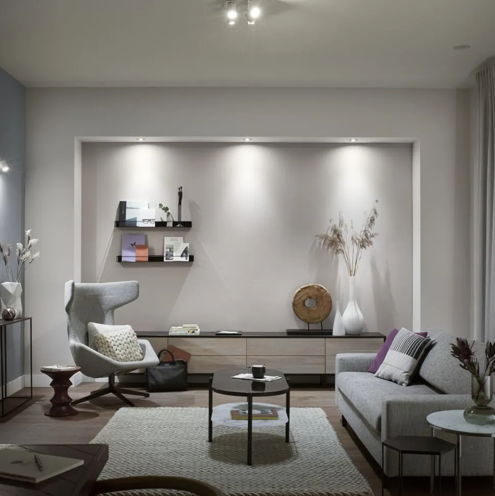 Philips Hue LED-downlight Argenta, hvit, 4 lyskilder RGB CCT