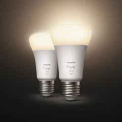 Philips Hue White 9 W E27 LED-pære, 2-er-sett
