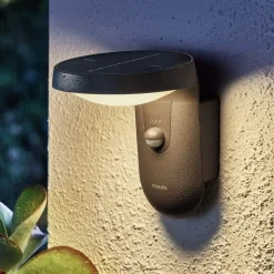 Philips Tyla ute solcellevegglampe sensor A-label