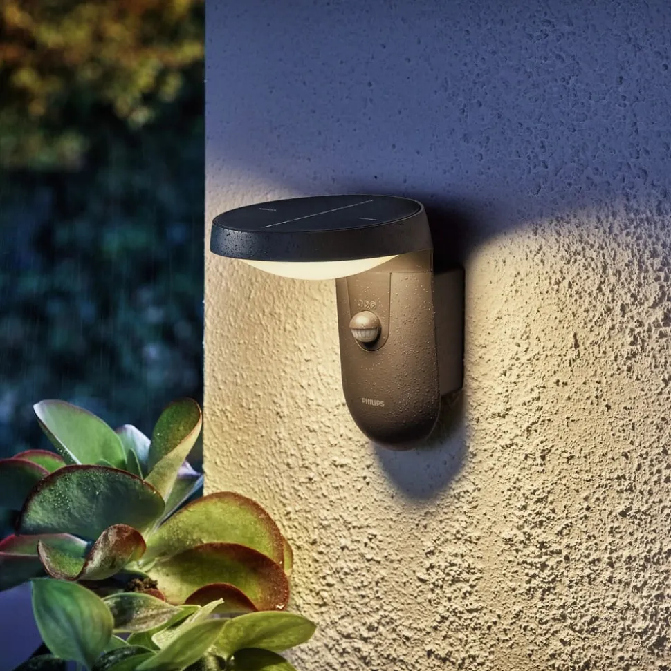 Philips Tyla ute solcellevegglampe sensor A-label