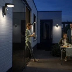 Philips Tyla ute solcellevegglampe sensor A-label
