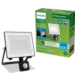 Philips utendørs LED-spot Lois UE Sensor, 14 W, 5000 K IP65