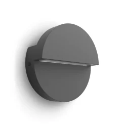 Philips utendørs LED-vegglampe Valor UE, antrasitt, aluminium, IP44