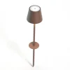 Poldina LED-lampe med jordspyd og batteri, corten