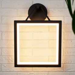 Rammeformet, utendørs LED-vegglampe Mirco