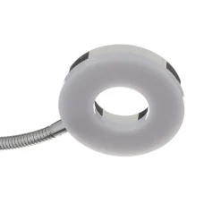 Rennes LED-bordlampe, kromfarget, høyde 40 cm