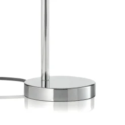 Rennes LED-bordlampe, kromfarget, høyde 40 cm