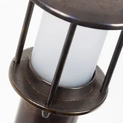 Resident 3 lampe med messingfot, bronse