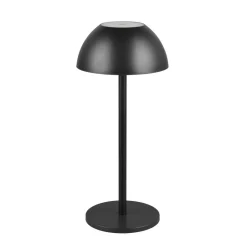 Ricardo LED oppladbar bordlampe, svart, høyde 30 cm, plast