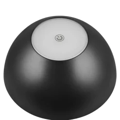 Ricardo LED oppladbar bordlampe, svart, høyde 30 cm, plast