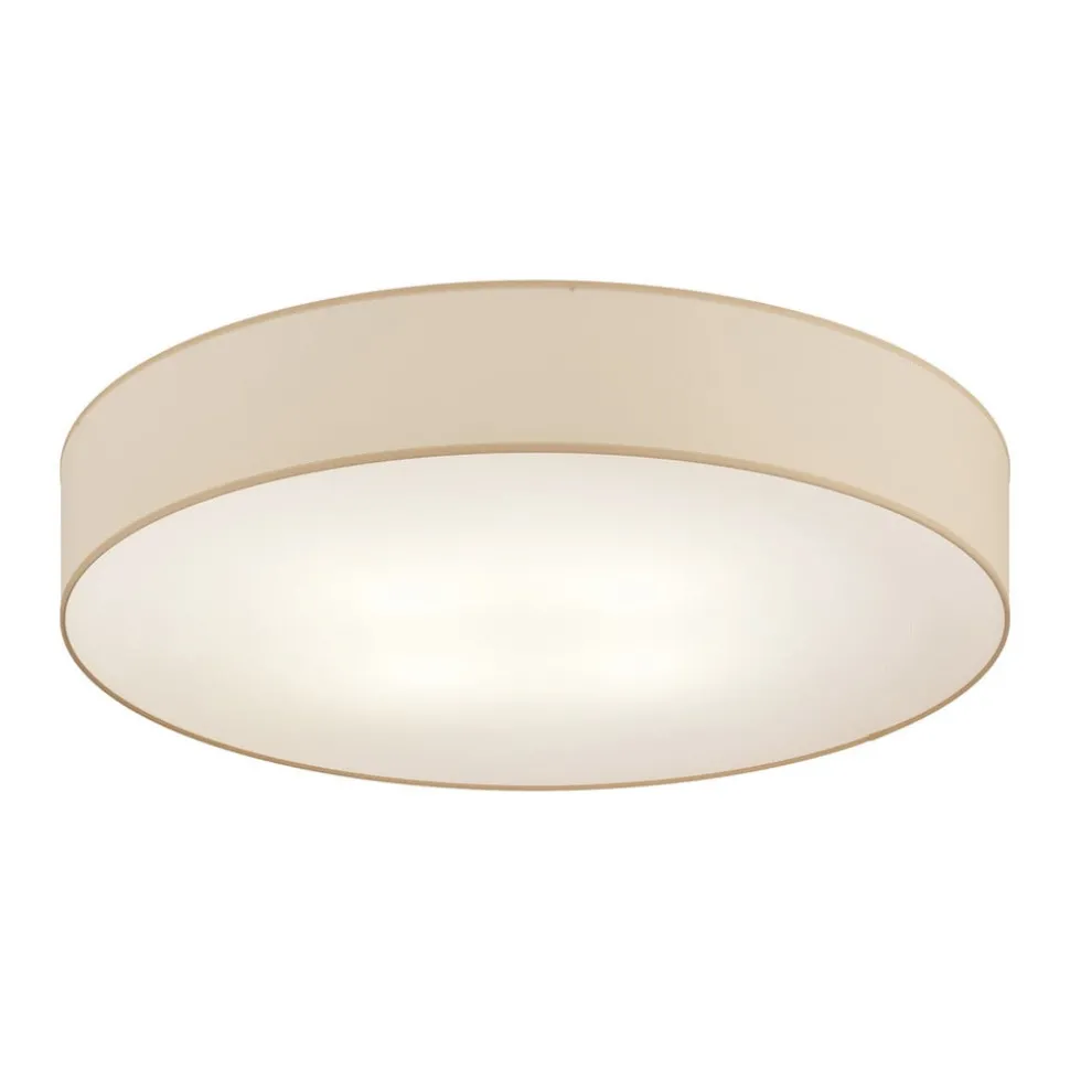 Rondo taklampe, beige Ø 80 cm