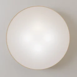 Rondo taklampe, beige Ø 80 cm