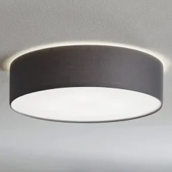Rondo taklampe, grå, Ø 50 cm