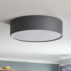 Rondo taklampe, grå, Ø 50 cm